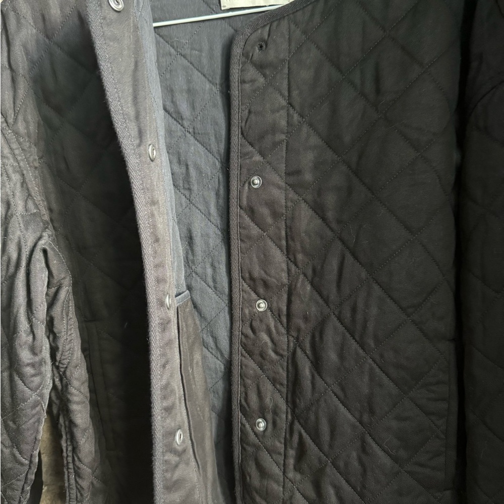 Aritzia Wilfred black Tiffany quilted jacket - Picture 4 of 5
